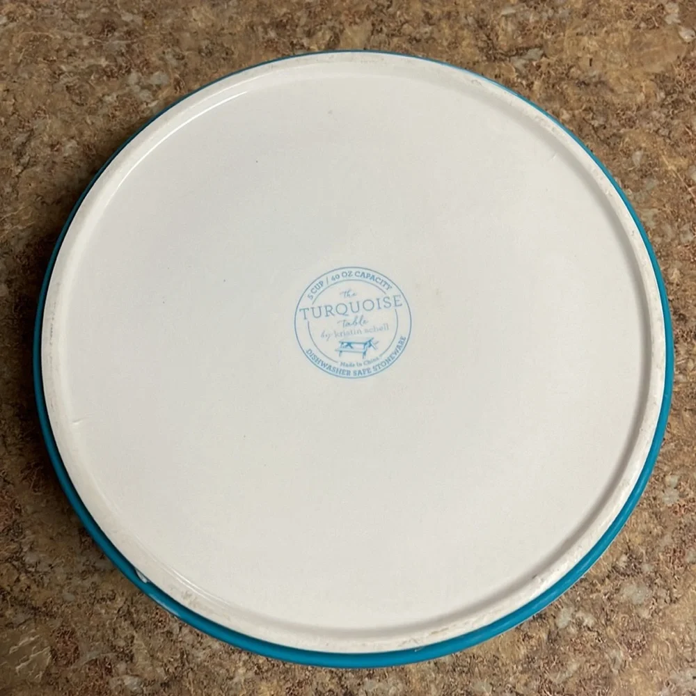 The Turquoise Table, The Turquoise Dog Bowl